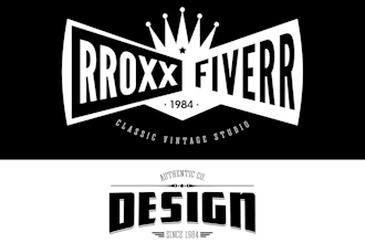 design vintage retro logo