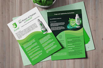 design a corporate flyer, postcard, and door hanger