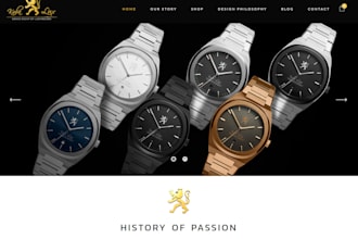 design a woo commerce online shop