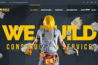 develop professional business wordpres  website