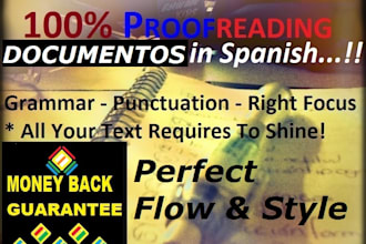 proofread spanish websites documents  correct grammar idiom