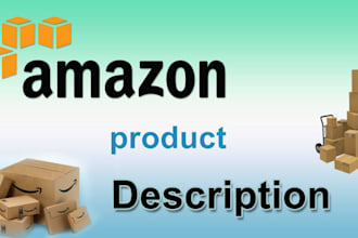 write amazon or ebay product descriptions for you