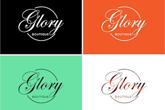 do 3 modern signature logo