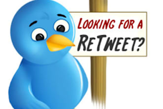 retweet any message from your account to my 105k+ Real Twitter followers
