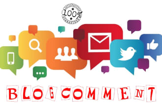 provide niche relevant manual blog comment backlinks