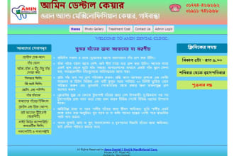 develop responsive website with html5, css, bootstrap, javascript