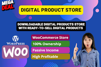 create profitable digital products store with digital products