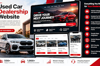 build a modern used car dealership website in wordpress