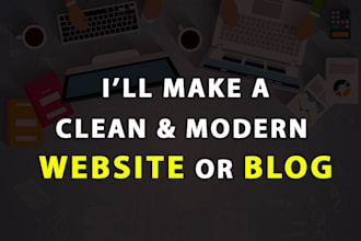 create a professional website or blog
