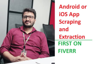 do android or ios app scraping and crawling