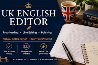 edit and proofread your UK english