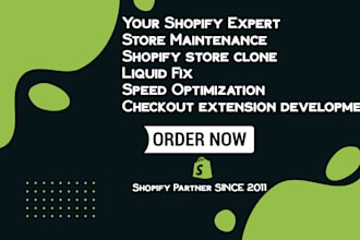 be your shopify expert, clone, code, liquid fix