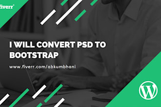 convert psd to bootstrap