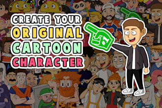 draw funny cartoon character