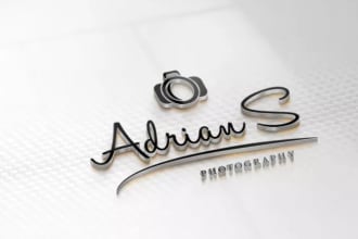 design stunning photography logo watermark signature in 10h