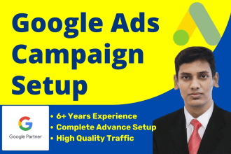 setup and manage google ads adwords PPC campaign