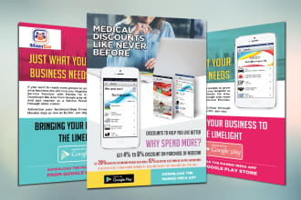 design a flyer, bifold, trifold, brochure, poster or leaflet