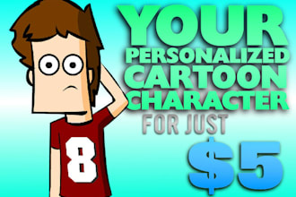 draw a cartoon character to your specification