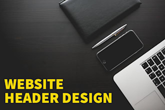 design a website header banner
