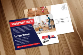 design a professional postcard, flyer, rack card