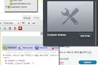 edit and customize your blog or site