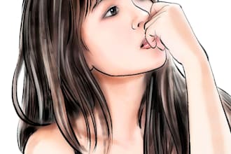 draw you in ink style