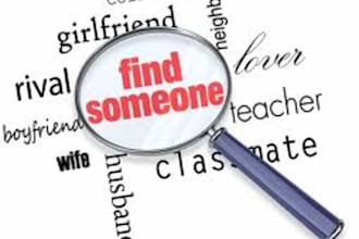 find someone or search for anyone using most professional tactics