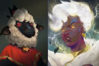 create an illustration in any style