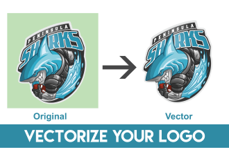 vectorize logo , convert image to vector, vector tracing