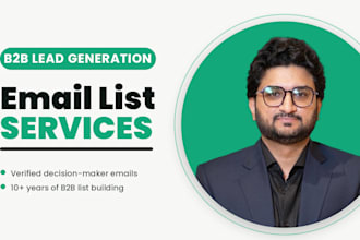 build a b2b email list and lead generation for cold outreach
