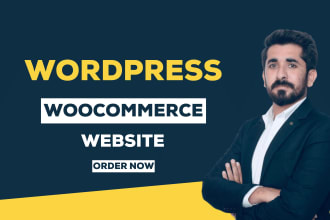 build an ecommerce wordpress website with woocommerce