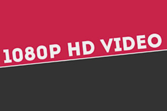 make an awesome portfolio typography animation in full 1080p high definition with your texts for your business