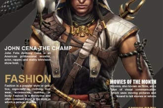 make a magazine cover