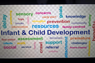 provide a 15 minute infant or child development consultation