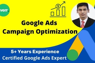 optimize and manage your google ads adwords PPC campaign