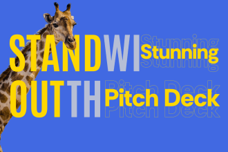 design an investor pitch deck