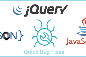 do Jquery,Javascript, Json Fix and new development
