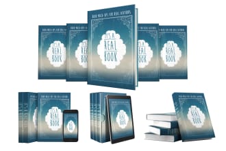 create transparent book mock up