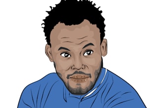 hand drawing face cartoon