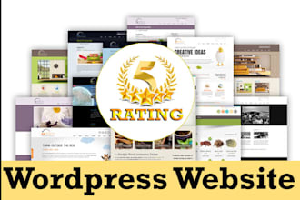 create a wordpress website