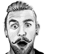 draw your face in graphite