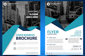 design flyers,  posters, brochures and get free gigs
