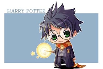 draw you,your friends or family into adorable chibi/cartoon