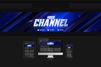create a youtube banner or thumbnails