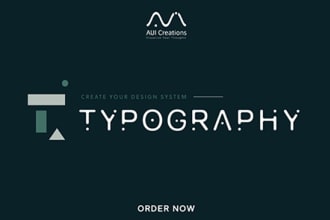 do custom typography logo design for your business