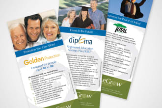 create rack card design, postcard design, hang tag, door hanger, dl flyer