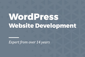 do wordpress ecommerce woocommerce blog service business website web developer