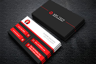 design a minimal business card