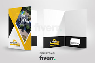design modern presentation folder