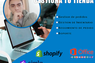 manage the shopify store